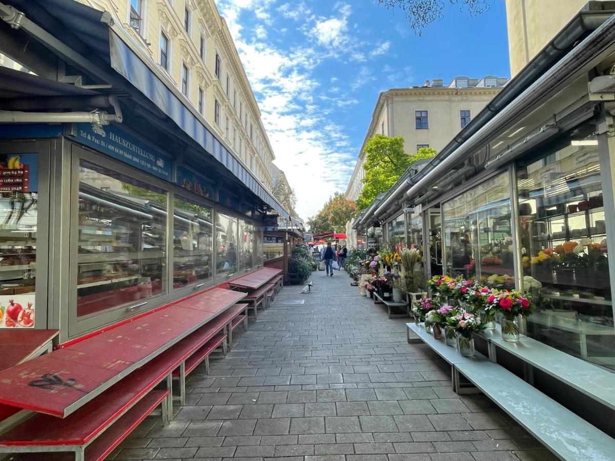 Premium Residence At Famous Vienna Kutschkermarkt Eksteriør billede